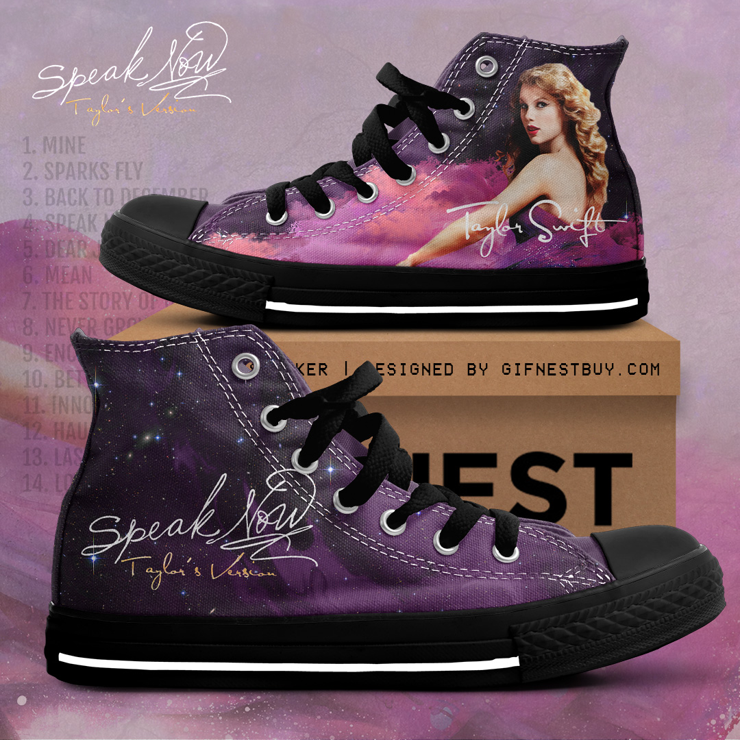 JWFancy Taylor Swift High Top Canvas Sneakers Shoes For Men And Women