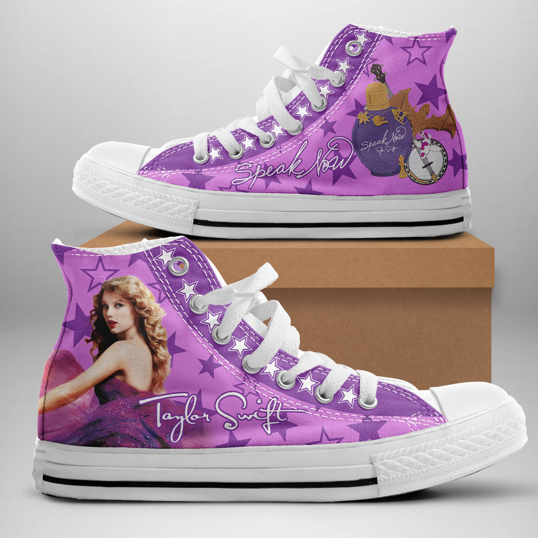 JWFancy Taylor Swift High Top Canvas Sneakers Shoes For Men And Women