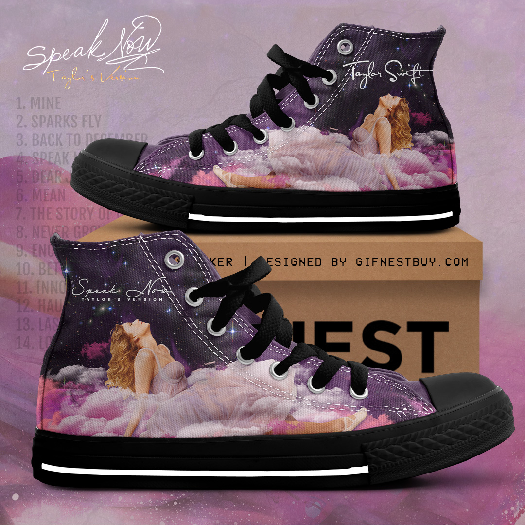 JWFancy Taylor Swift High Top Canvas Sneakers Shoes For Men And Women