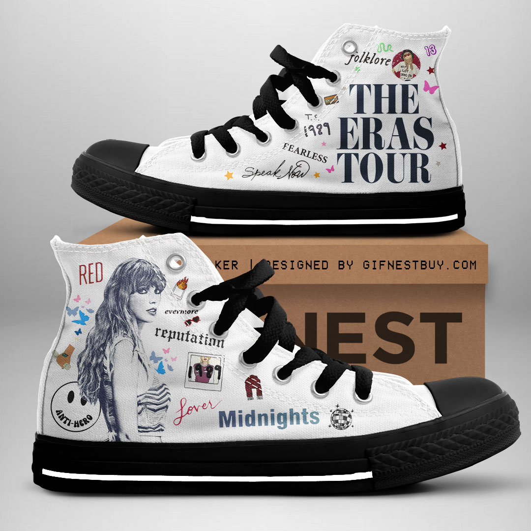 JWFancy Taylor Swift High Top Canvas Sneakers Shoes For Men And Women