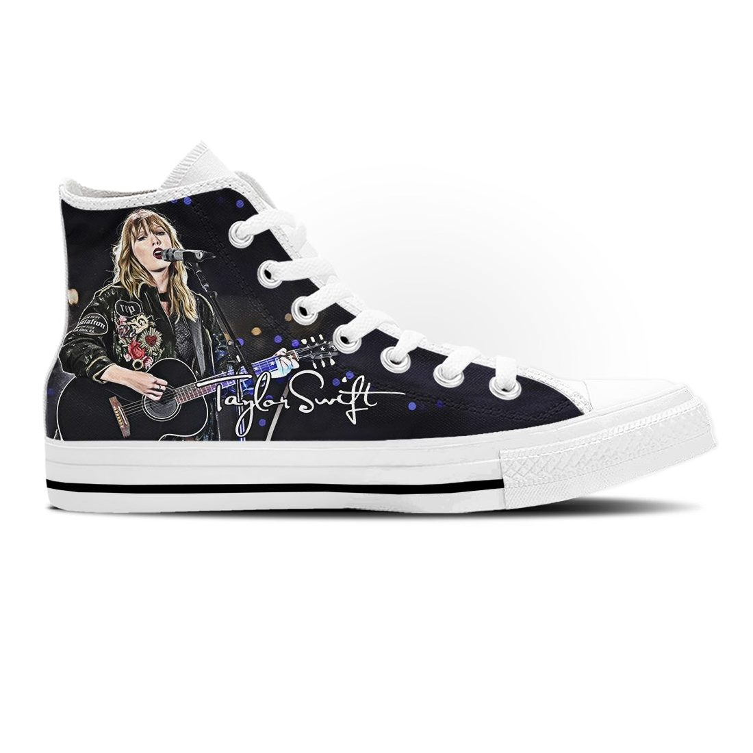 JWFancy Taylor Swift High Top Canvas Sneakers Shoes For Men And Women