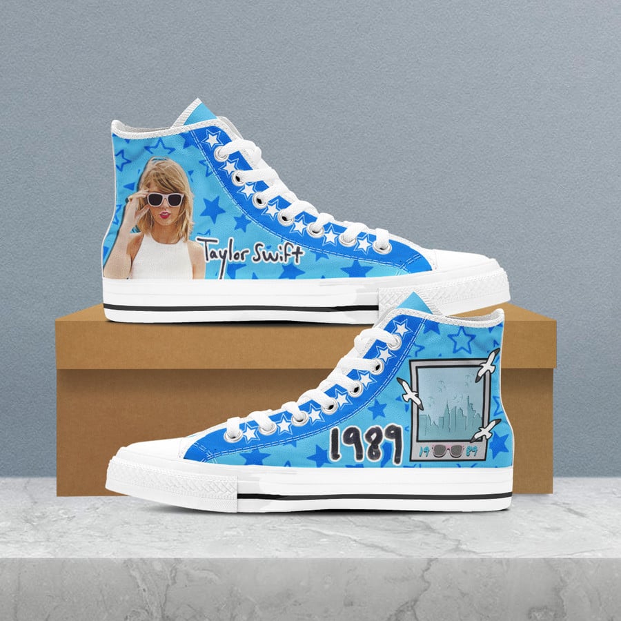 JWFancy Taylor Swift High Top Canvas Sneakers Shoes For Men And Women