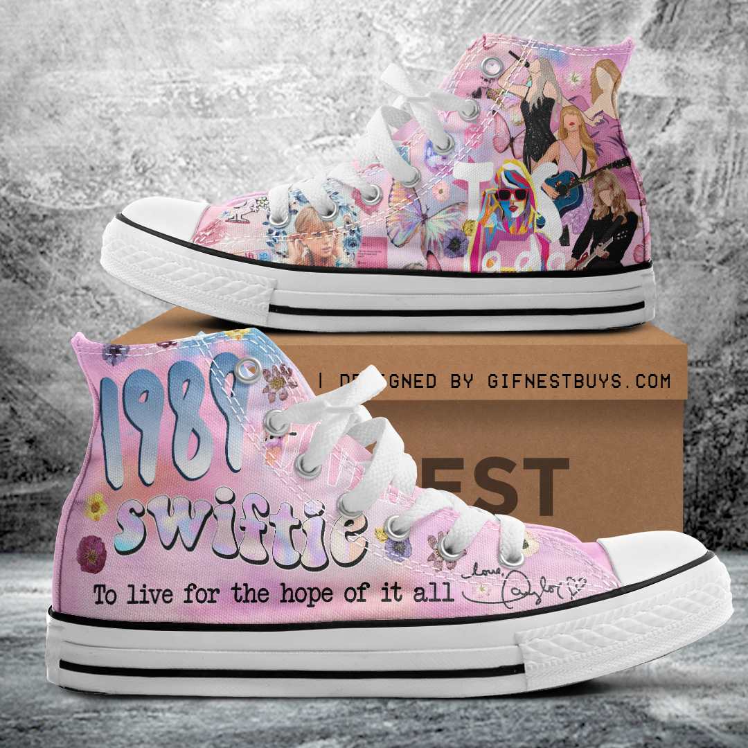 JWFancy Taylor Swift High Top Canvas Sneakers Shoes For Men And Women