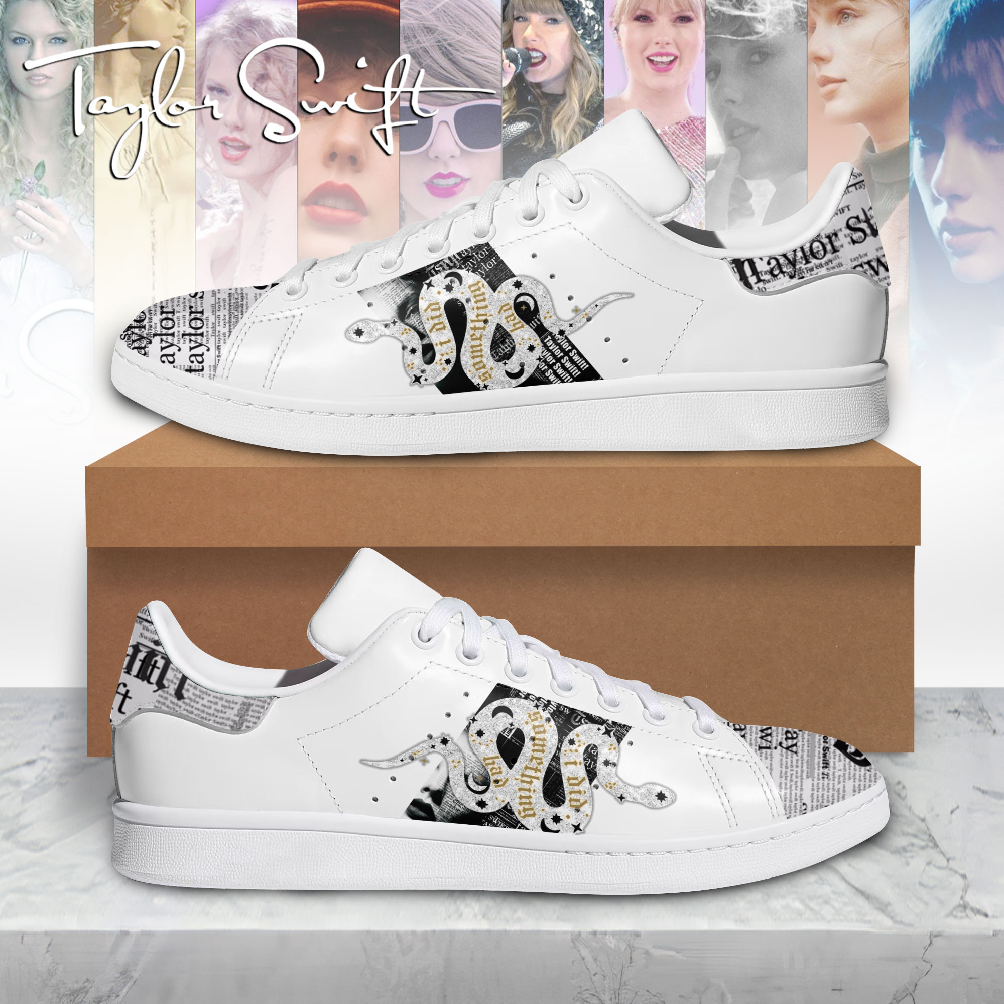 JWFancy Taylor Swift Skate Stan Shoes Sneakes For Men And Women