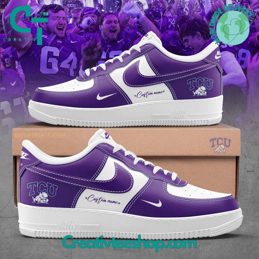 JWFancy TCU Horned Frogs Air Low-Top Sneakers Shoes For Men And Women