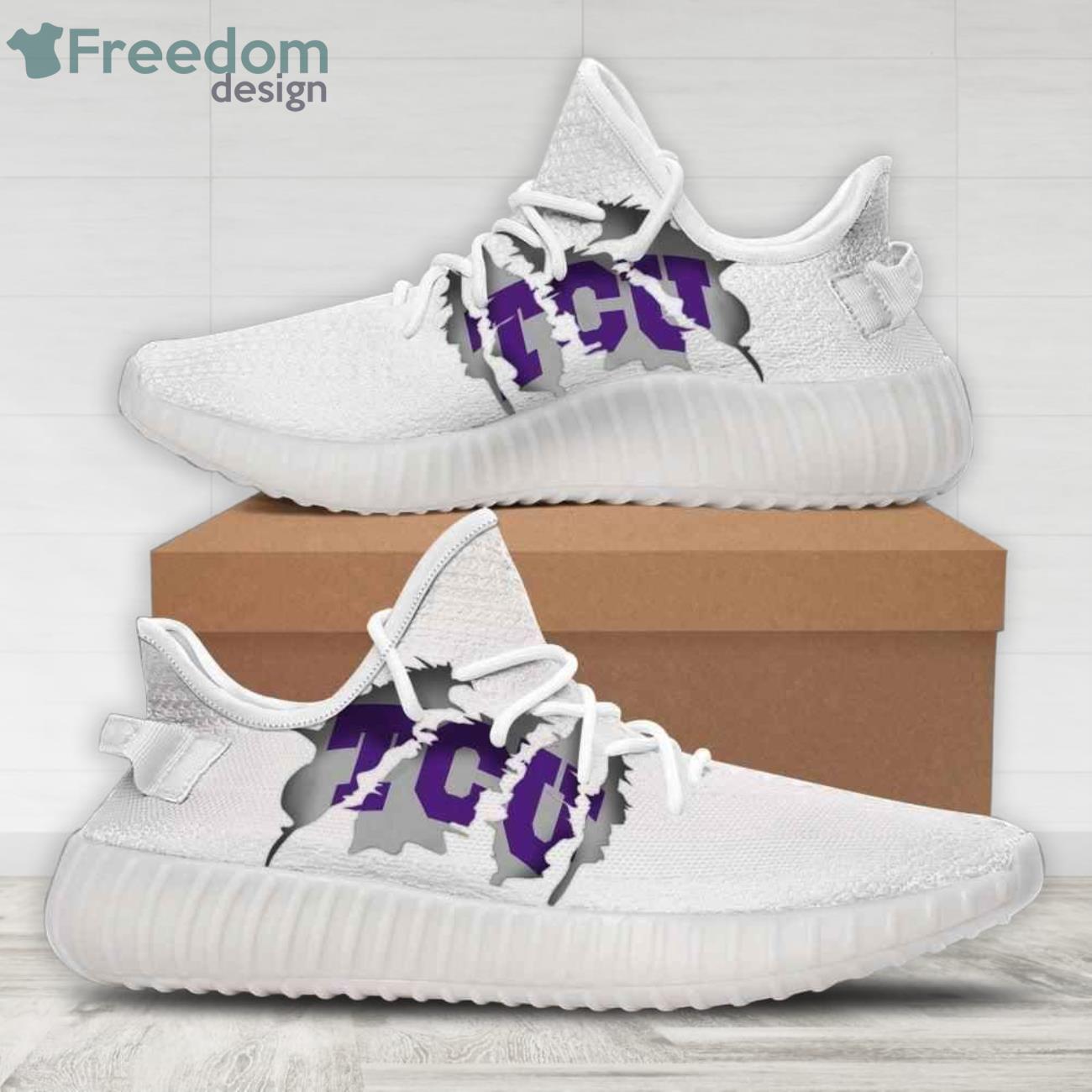 JWFancy TCU Horned Frogs Yeezy Boost Shoes For Men And Women