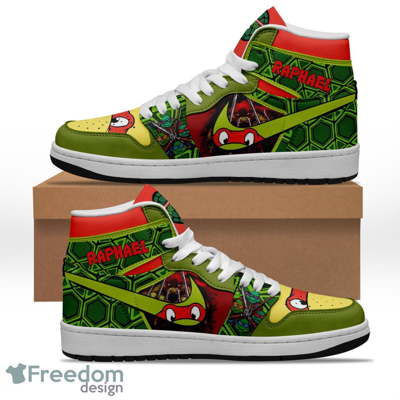 JWFancy Teenage Mutant Ninja Turtles AJ1 High Sneakers Shoes For Men And Women