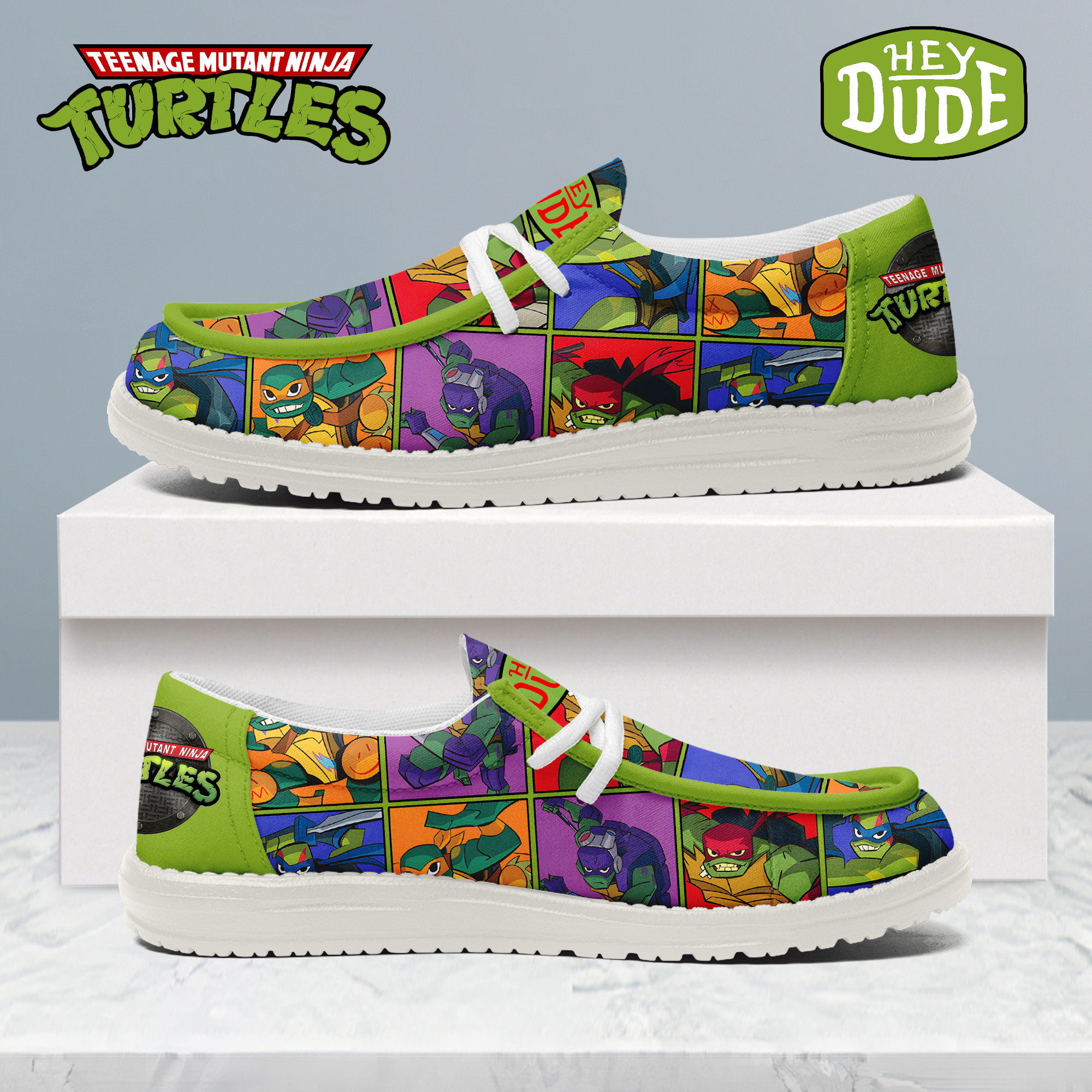 JWFancy Teenage Mutant Ninja Turtles – Custom Name Hey Dude