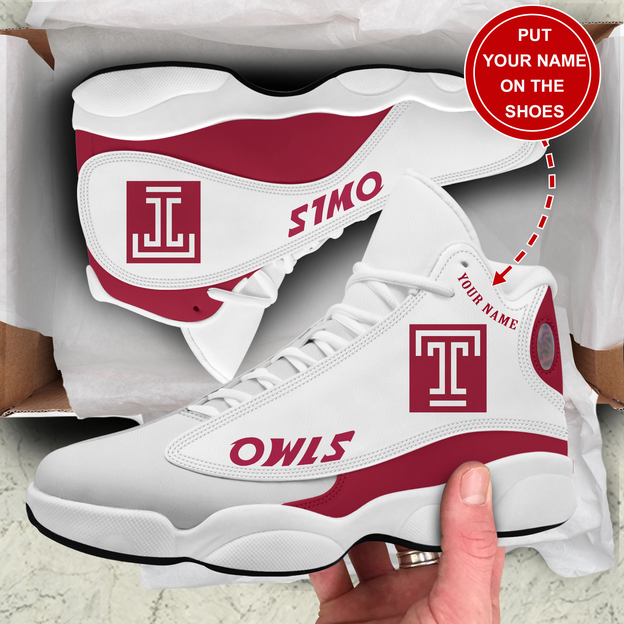 JWFancy Temple Owls AJ13 Sneakers Shoes For Men And Women