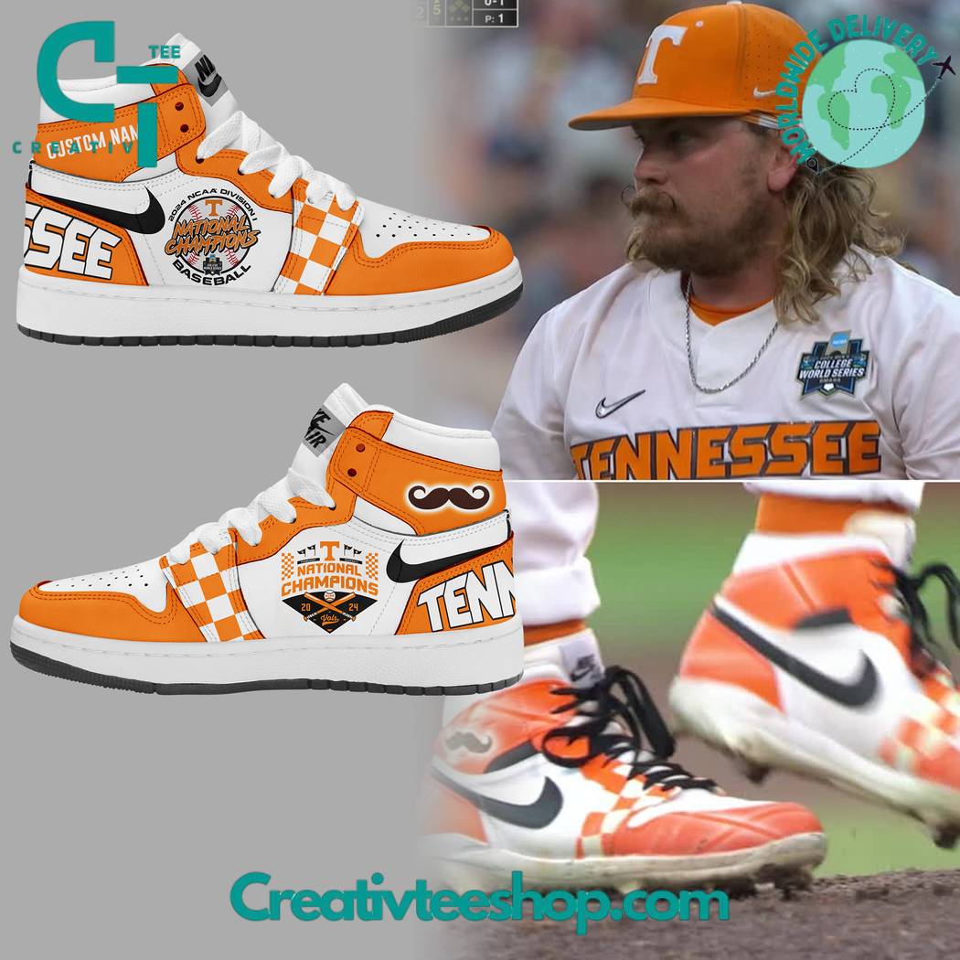JWFancy Tennessee  AJ1 High Sneakers Shoes For Men And Women