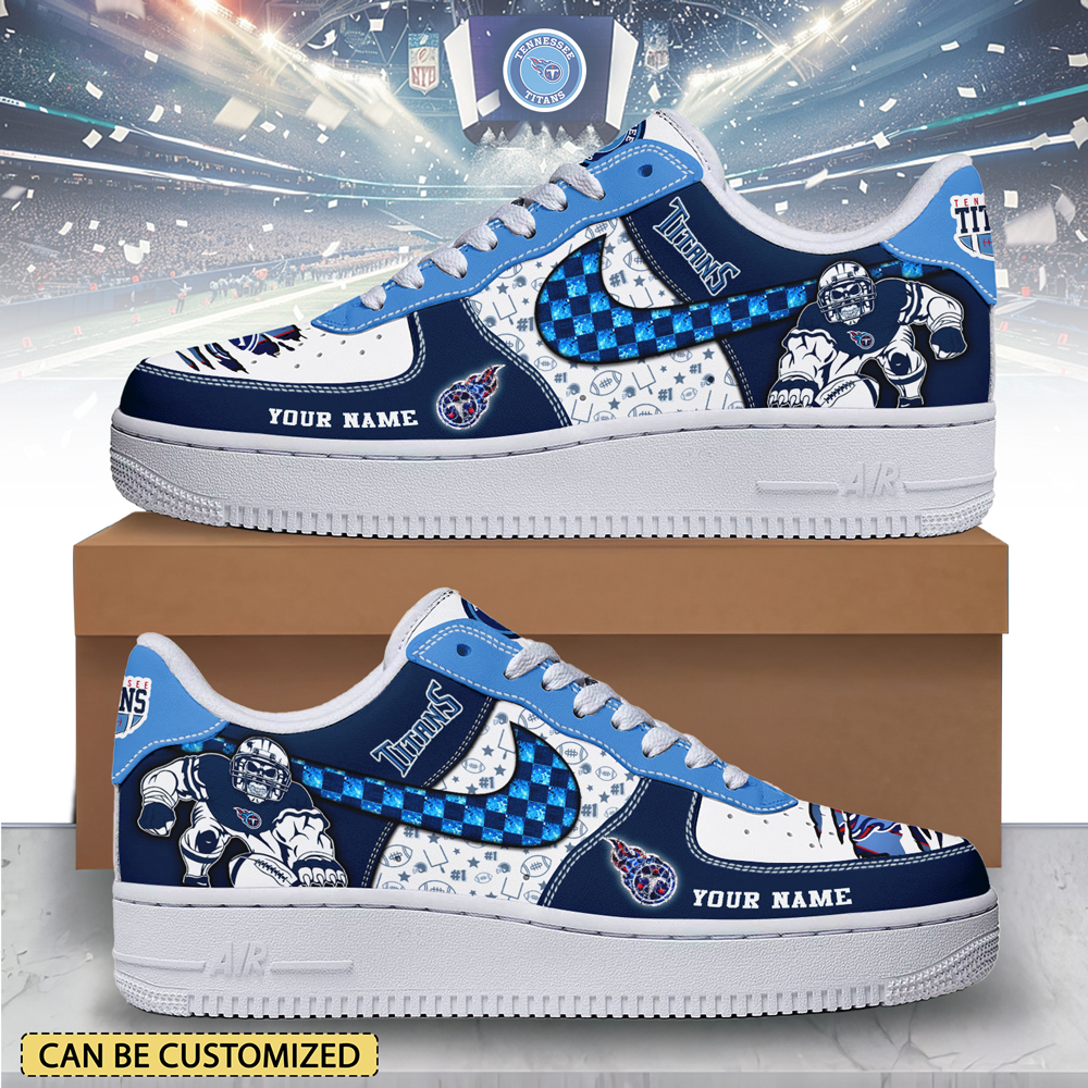 JWFancy Tennessee Titans Air Low-Top Sneakers Shoes For Men And Women