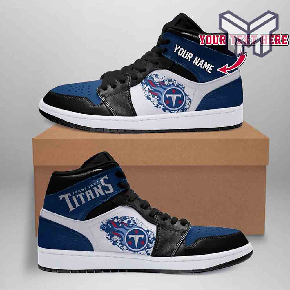 JWFancy Tennessee Titans AJ1 High Sneakers Shoes For Men And Women