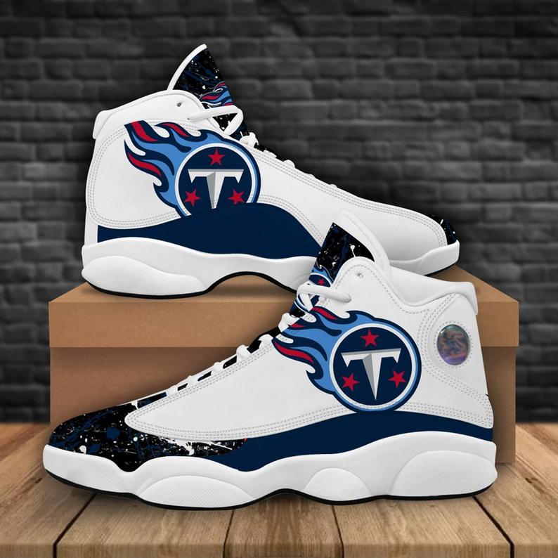 JWFancy Tennessee Titans AJ13 Sneakers Shoes For Men And Women