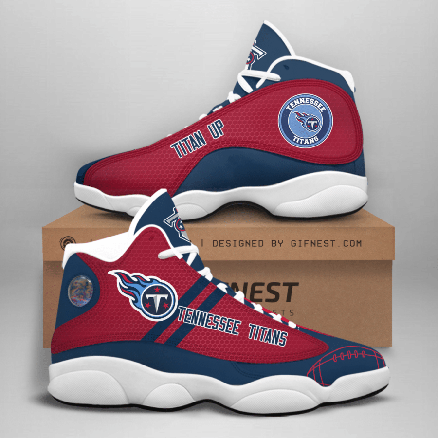 JWFancy Tennessee Titans AJ13 Sneakers Shoes For Men And Women
