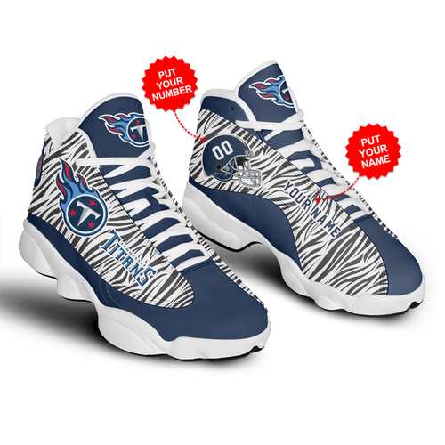 JWFancy Tennessee Titans AJ13 Sneakers Shoes For Men And Women