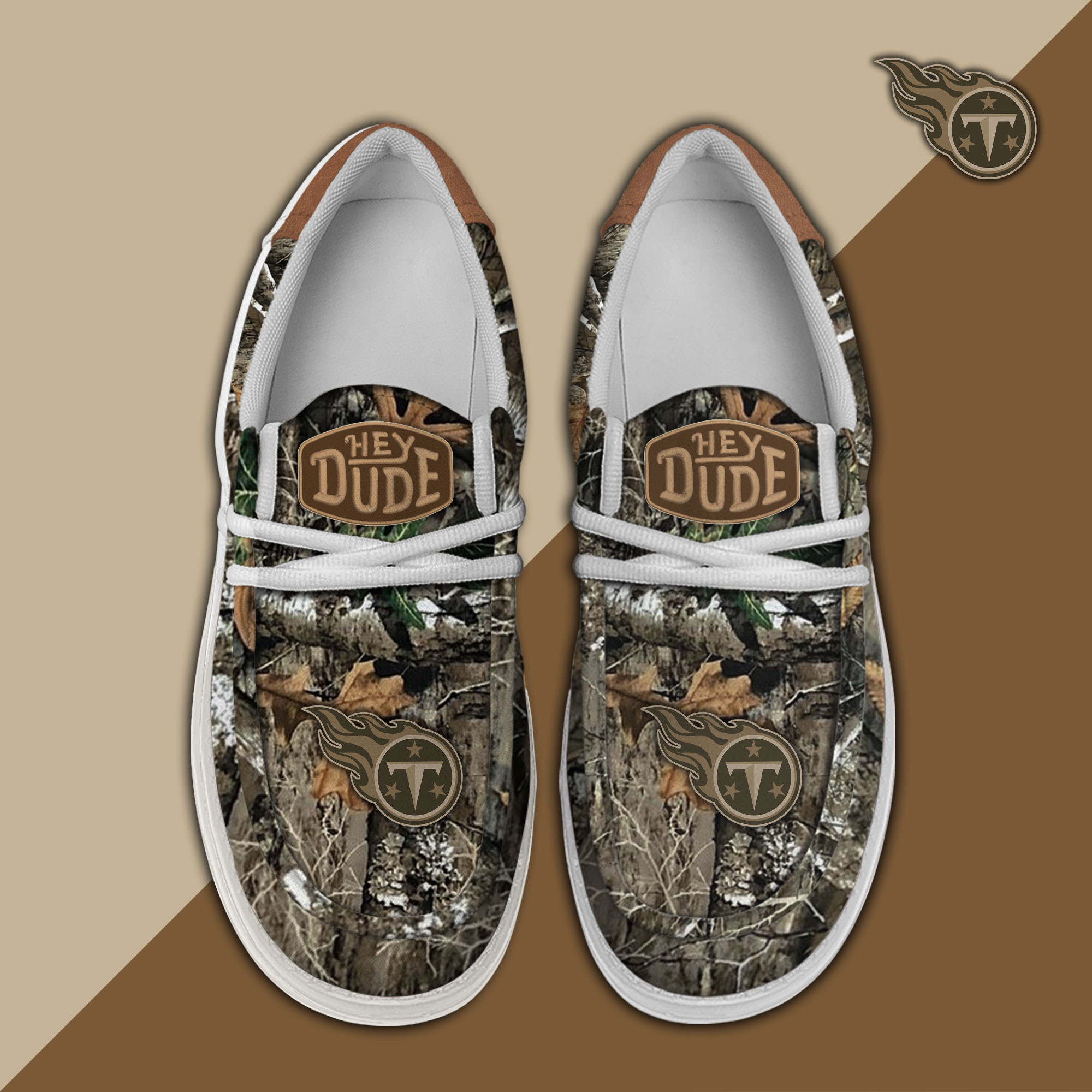 JWFancy Tennessee Titans Hey Dude Shoes Wally Men's Lace Up Loafers Comfortable For Men And Women