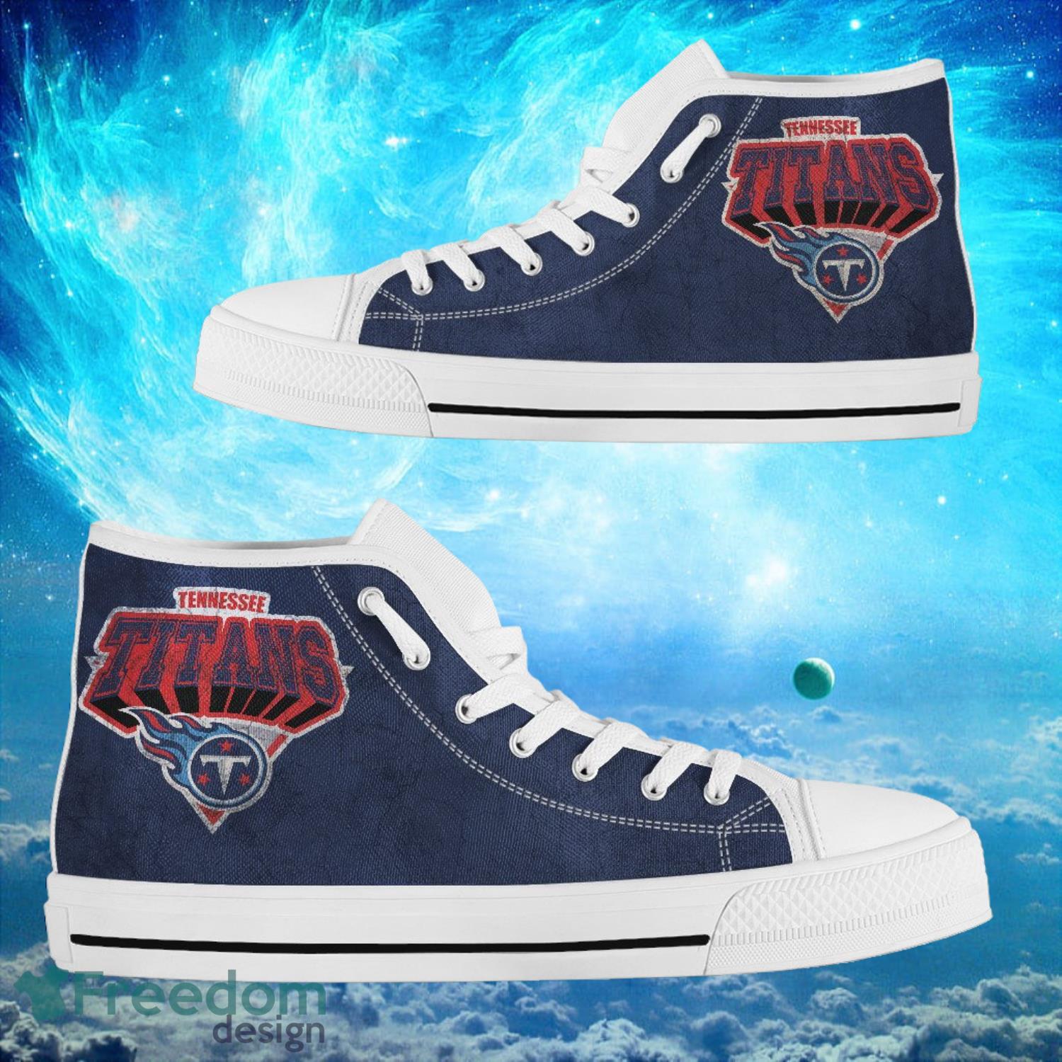 JWFancy Tennessee Titans High Top Canvas Sneakers Shoes For Men And Women