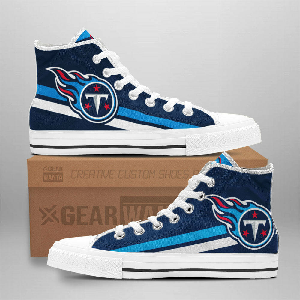 JWFancy Tennessee Titans High Top Canvas Sneakers Shoes For Men And Women