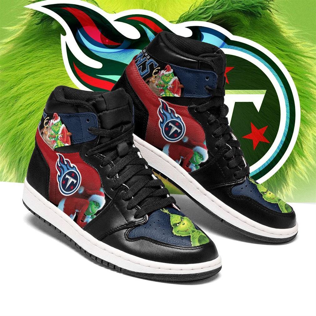 JWFancy Tennessee Titans NFL AJ1 High Sneakers Shoes For Men And Women