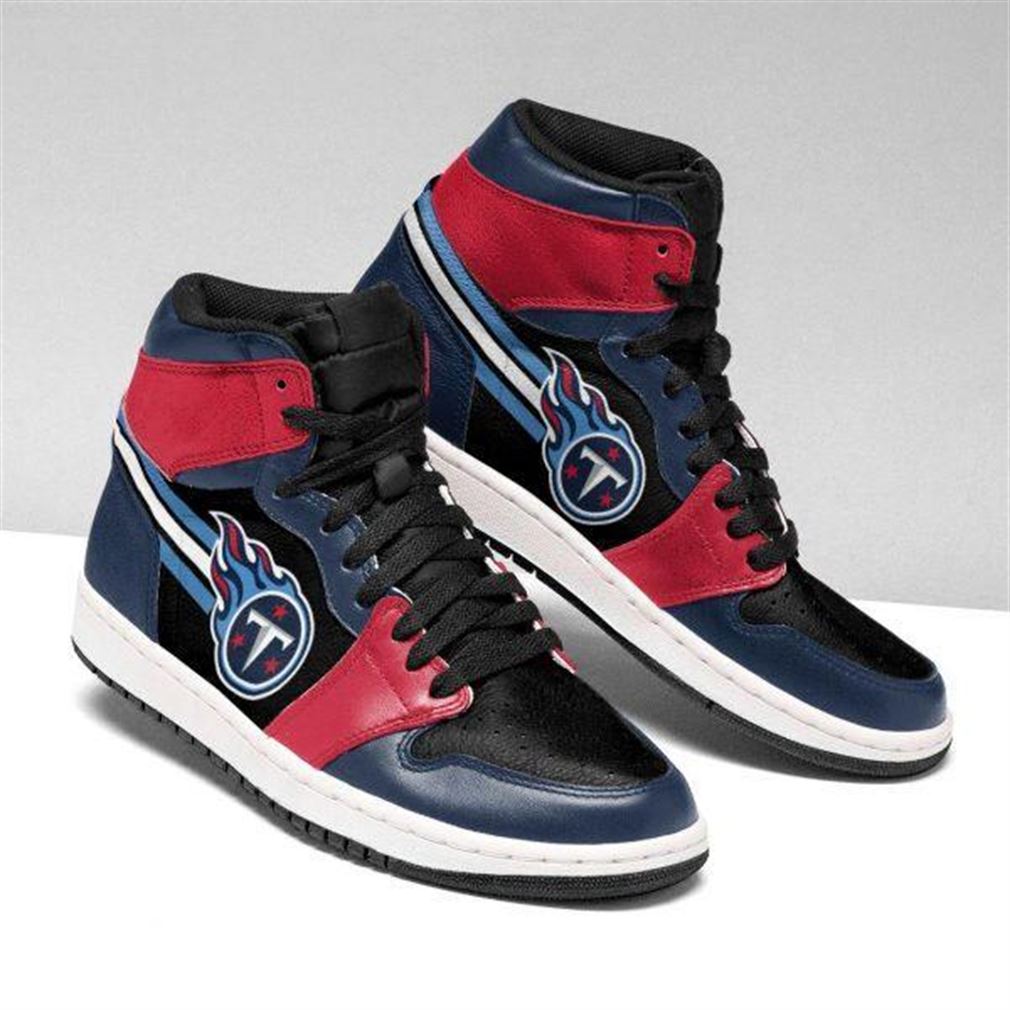 JWFancy Tennessee Titans NFL AJ1 High Sneakers Shoes For Men And Women