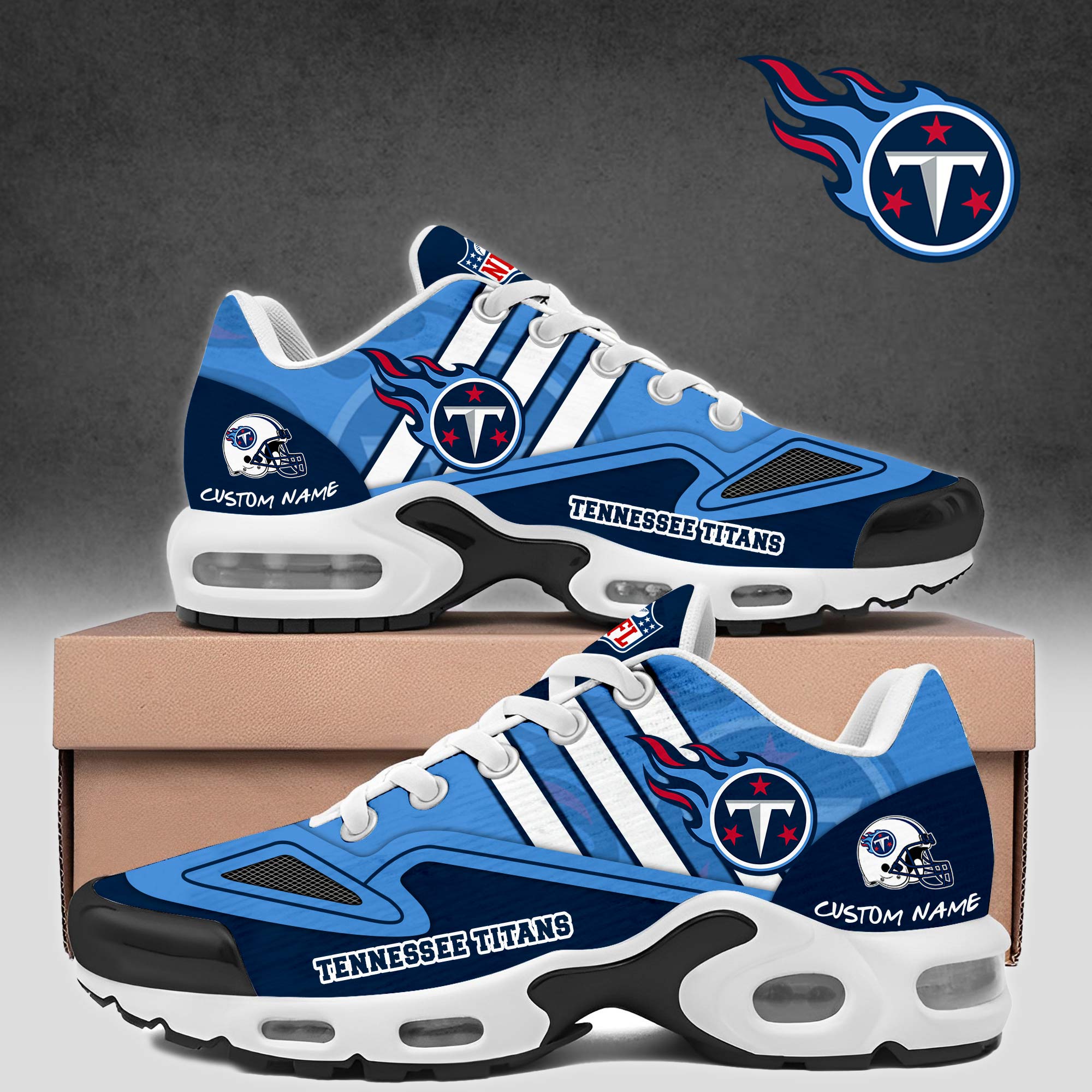 JWFancy Tennessee Titans TN Shoes Sneakers For Men And Women