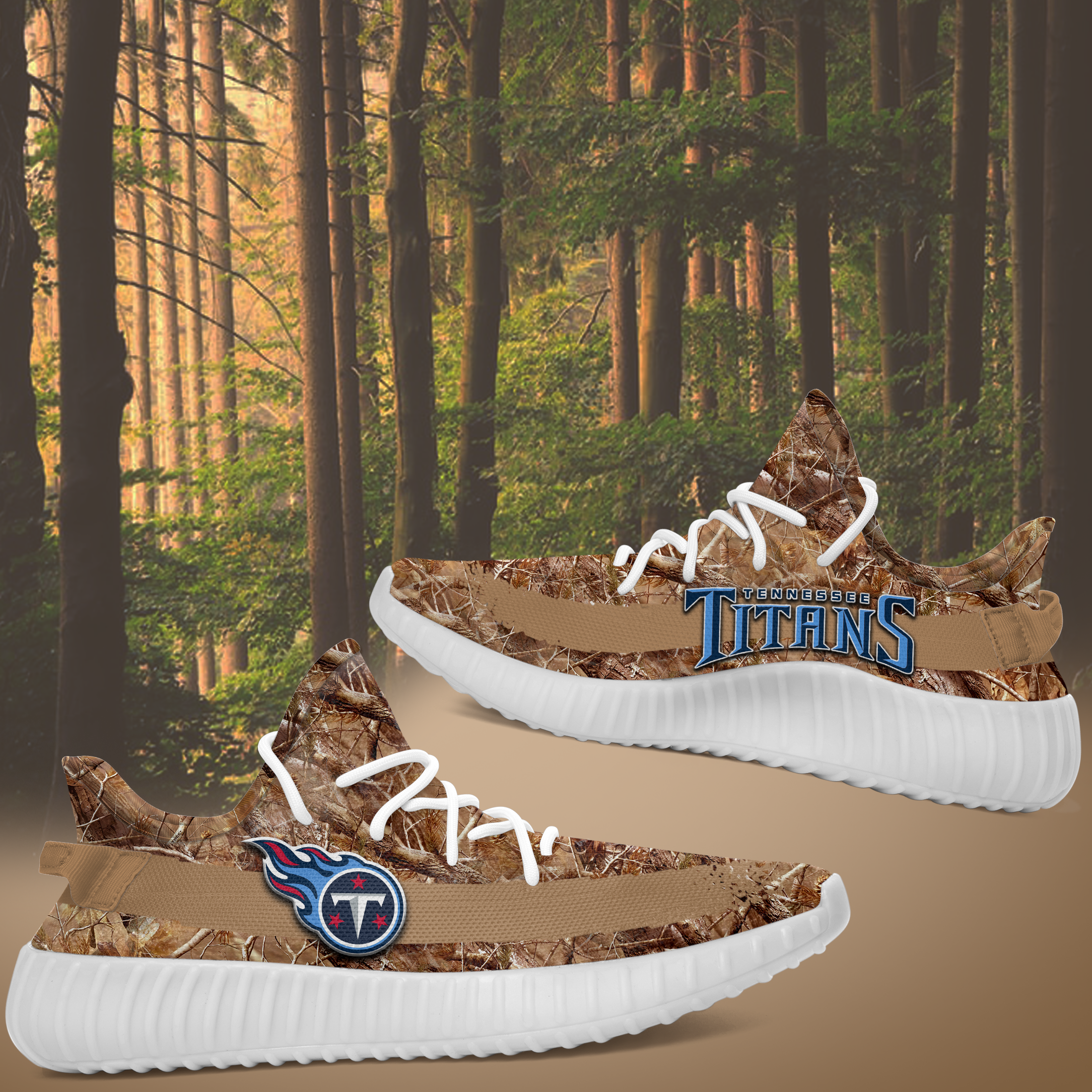 JWFancy Tennessee Titans Yeezy Boost Shoes For Men And Women