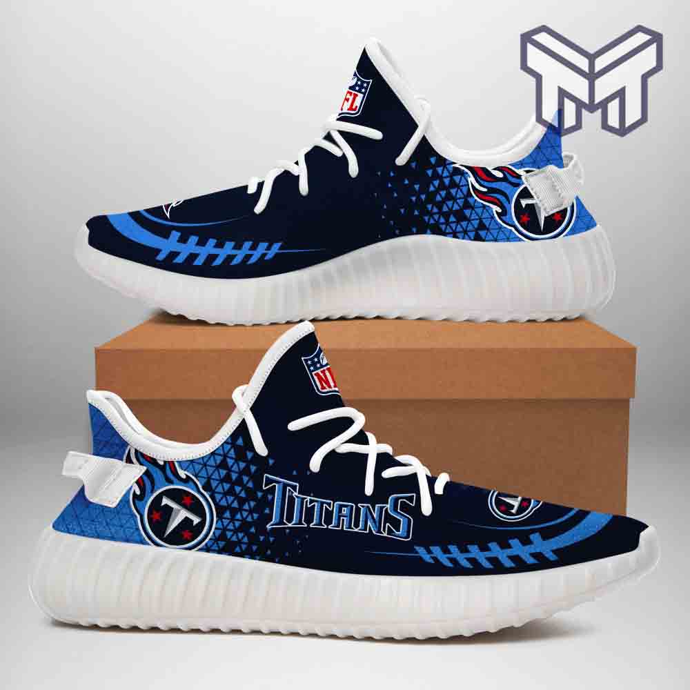 JWFancy Tennessee Titans Yeezy Boost Shoes For Men And Women