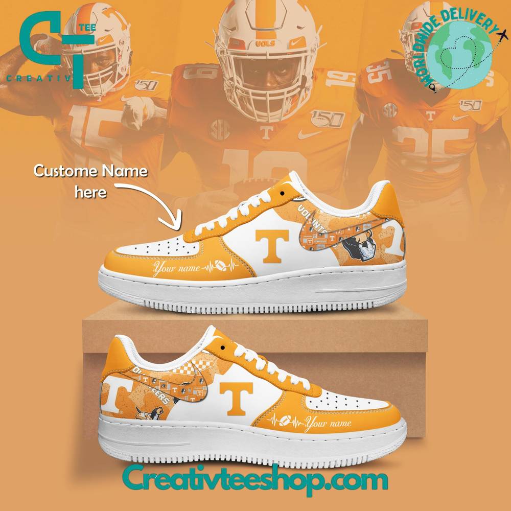 JWFancy Tennessee Volunteers Air Low-Top Sneakers Shoes For Men And Women