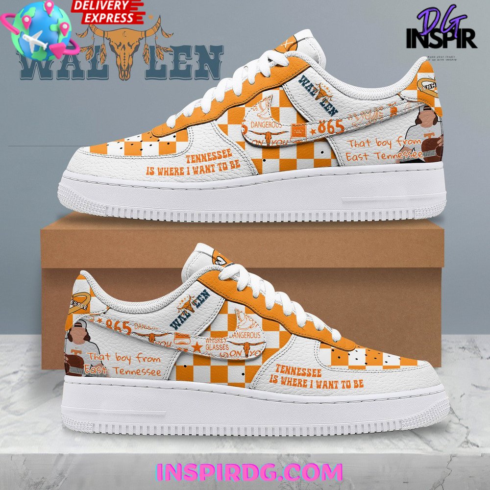 JWFancy Tennessee Volunteers Air Low-Top Sneakers Shoes For Men And Women