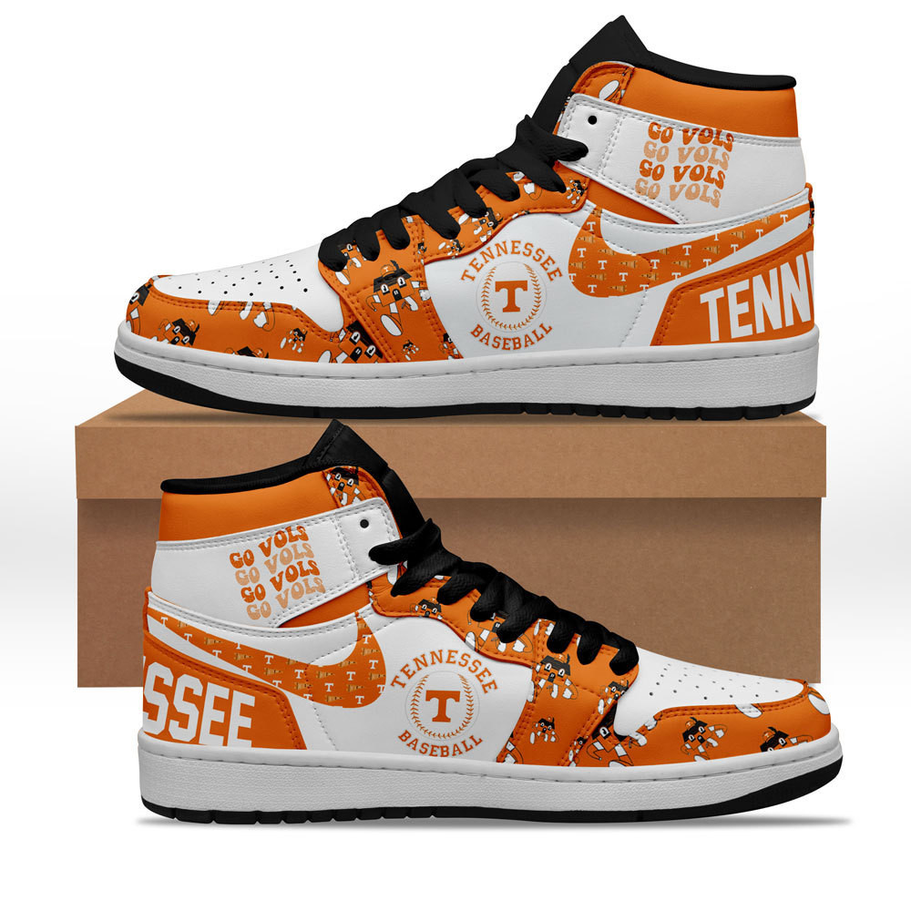 JWFancy Tennessee Volunteers AJ1 High Sneakers Shoes For Men And Women