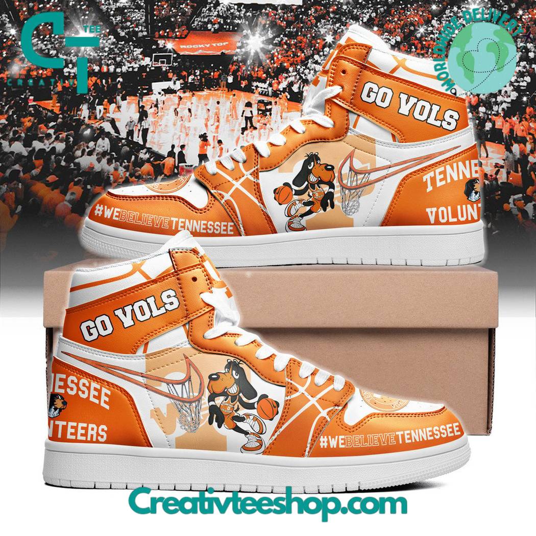 JWFancy Tennessee Volunteers AJ1 High Sneakers Shoes For Men And Women