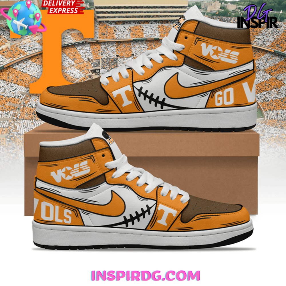 JWFancy Tennessee Volunteers AJ1 High Sneakers Shoes For Men And Women