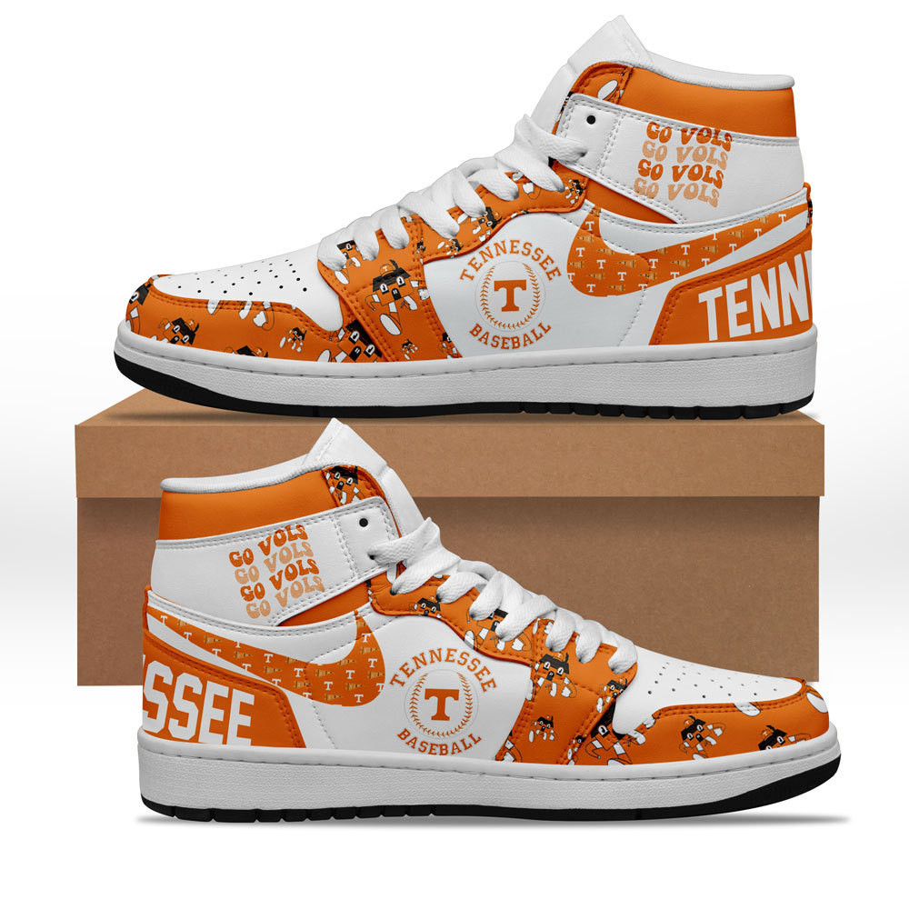 JWFancy Tennessee Volunteers AJ1 High Sneakers Shoes For Men And Women