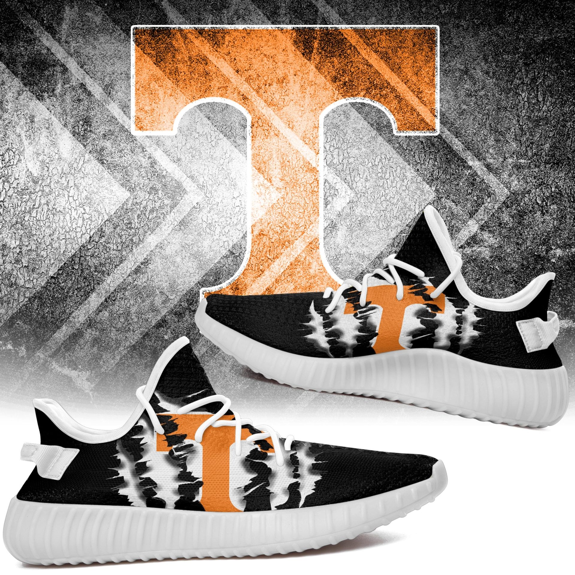 JWFancy Tennessee Volunteers Yeezy Boost Shoes For Men And Women