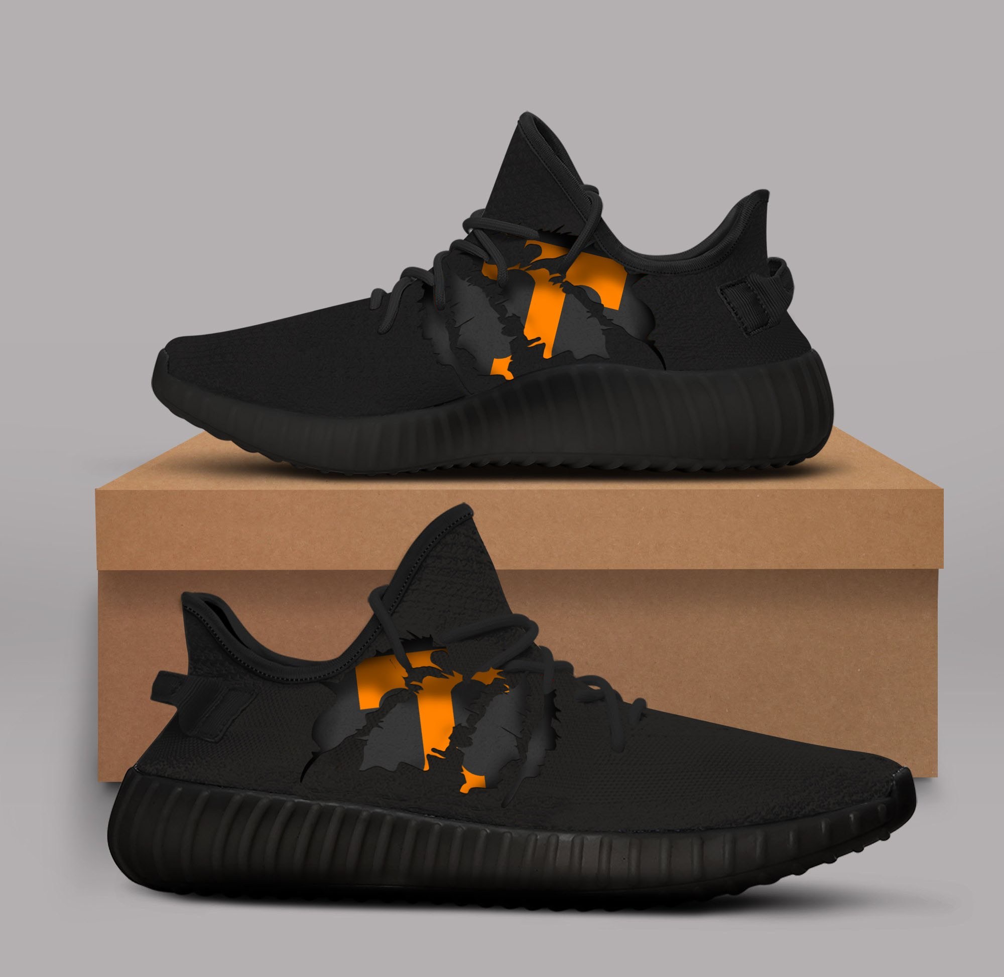 JWFancy Tennessee Volunteers Yeezy Boost Shoes For Men And Women