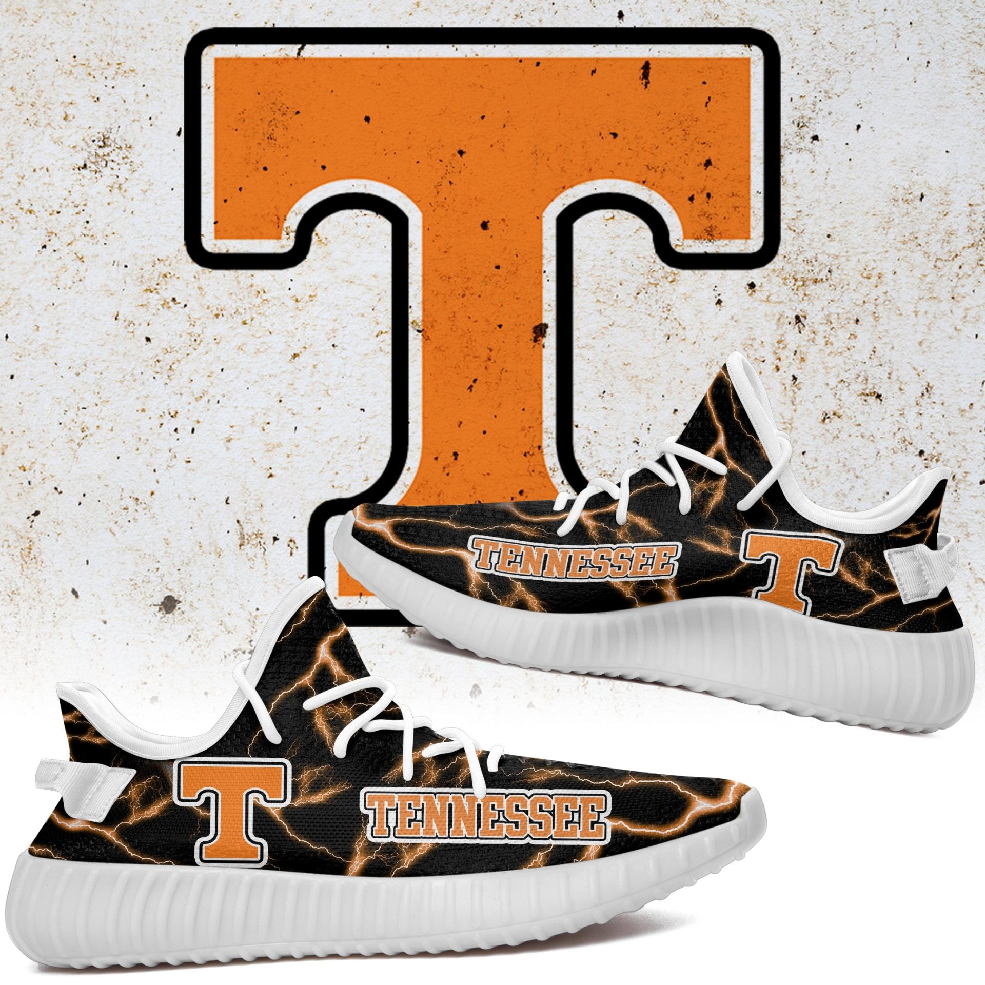 JWFancy Tennessee Volunteers Yeezy Boost Shoes For Men And Women