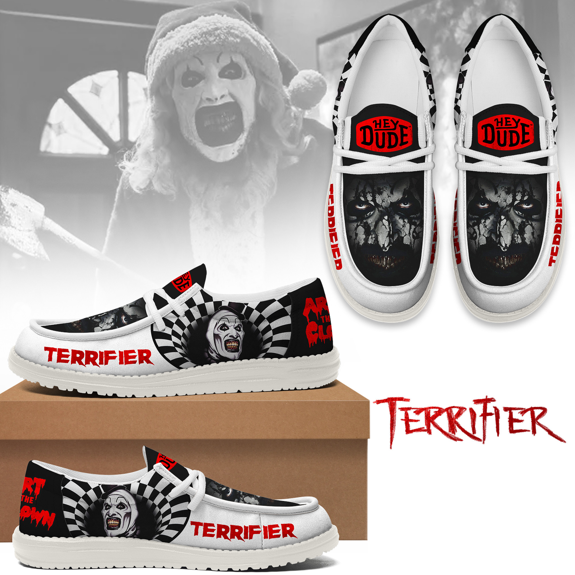 JWFancy Terrifier – Custom Name Hey Dude
