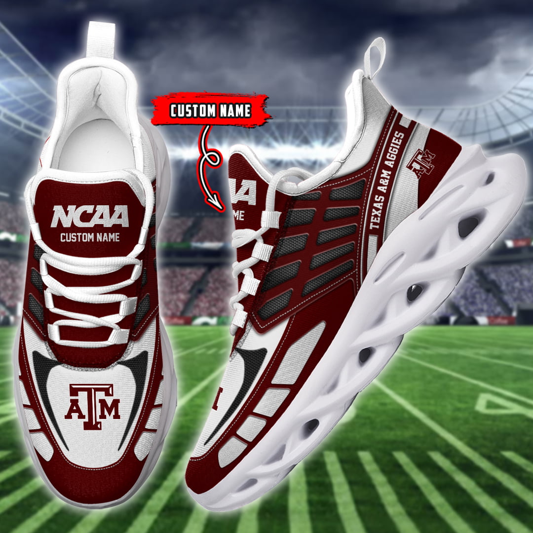 JWFancy Texas A&M Aggies NCAA Max Soul Shoes Sneakers For Men And Women