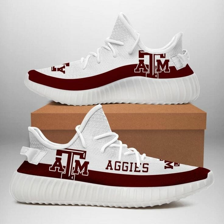 JWFancy Texas A&M Aggies Yeezy Boost Shoes For Men And Women