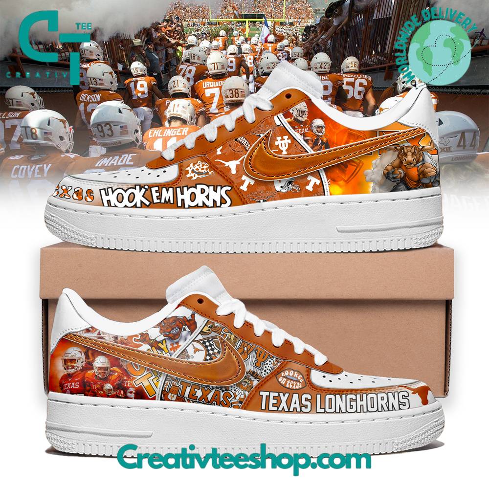 JWFancy Texas Longhorns Air Low-Top Sneakers Shoes For Men And Women