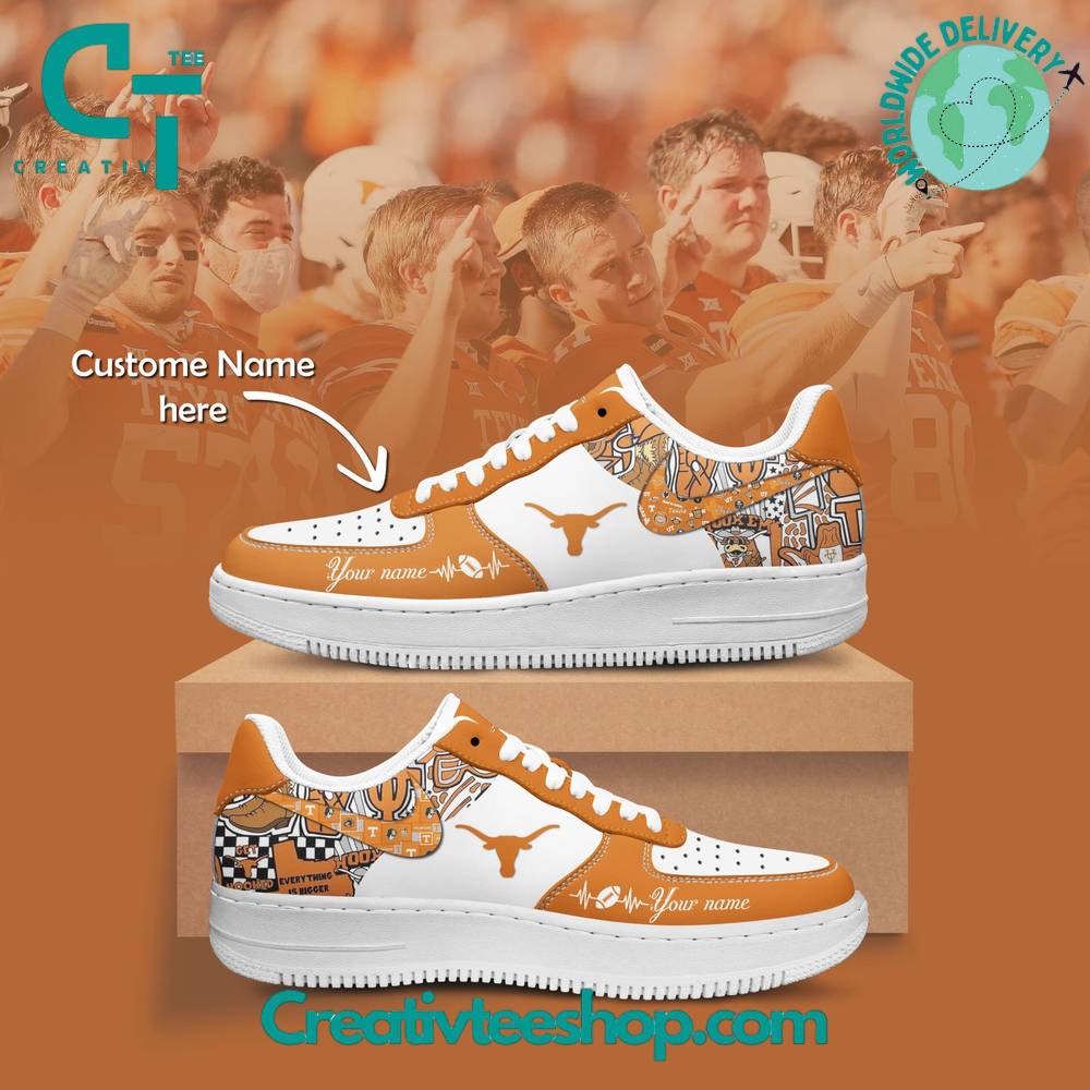 JWFancy Texas Longhorns Air Low-Top Sneakers Shoes For Men And Women