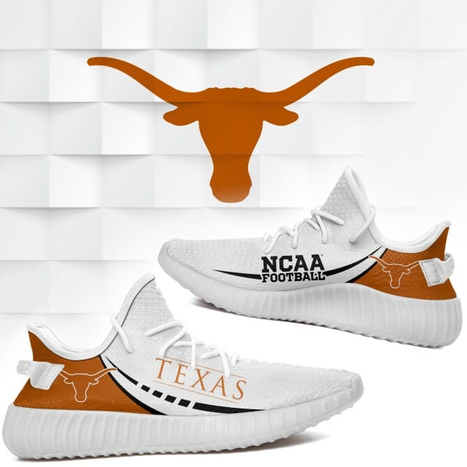 JWFancy Texas Longhorns Yeezy Boost Shoes For Men And Women