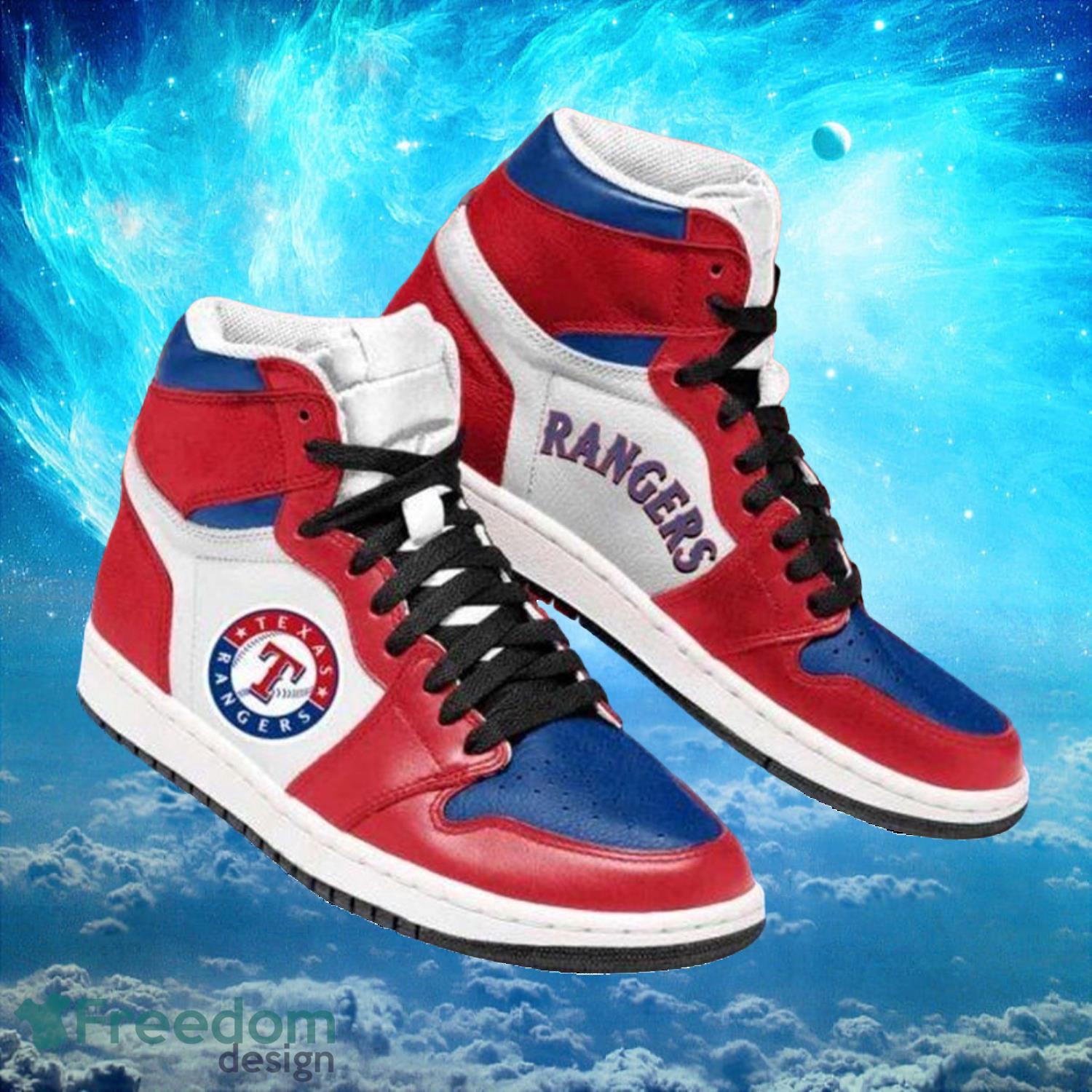 JWFancy Texas Rangers AJ1 High Sneakers Shoes For Men And Women