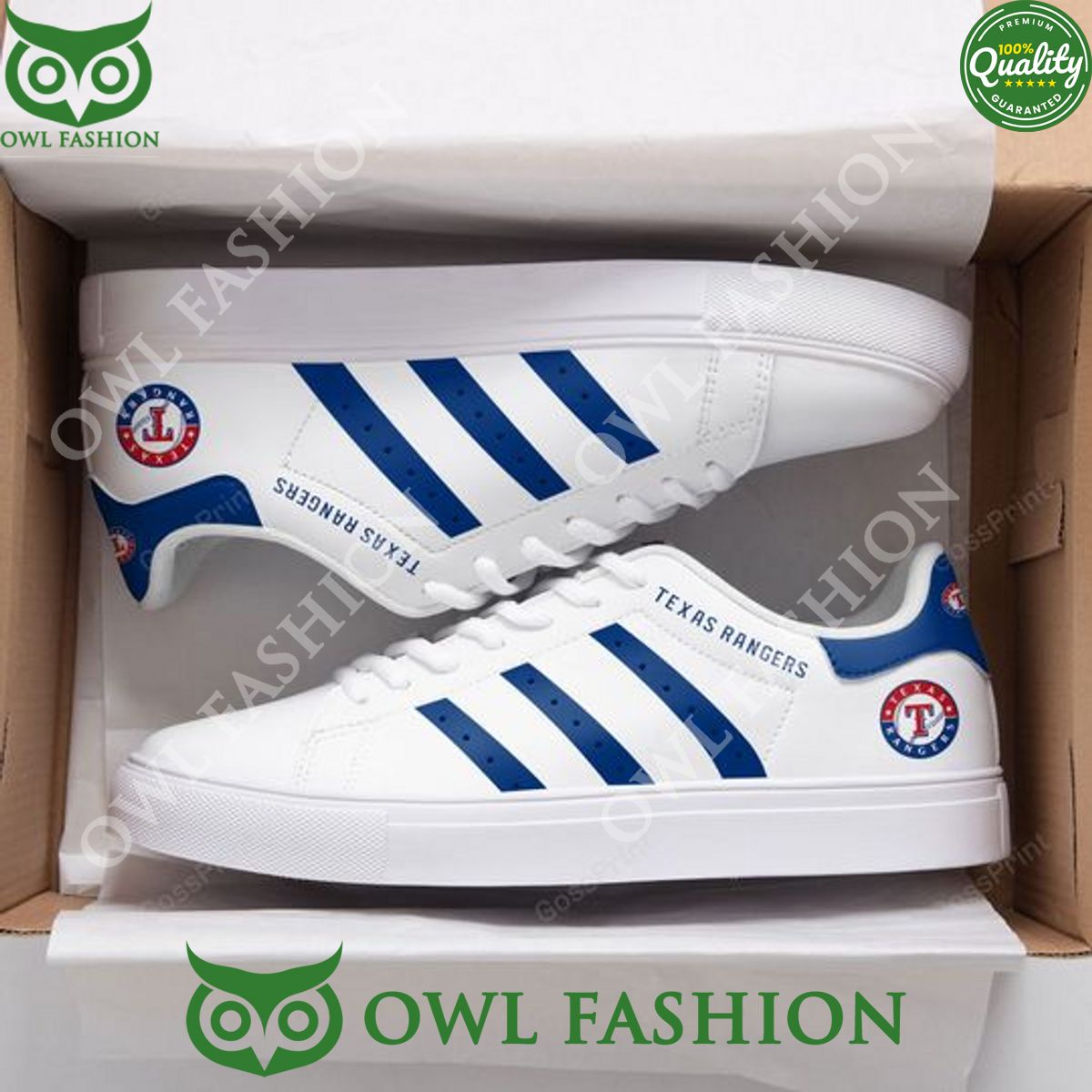JWFancy Texas Rangers Skate Stan Shoes Sneakes For Men And Women