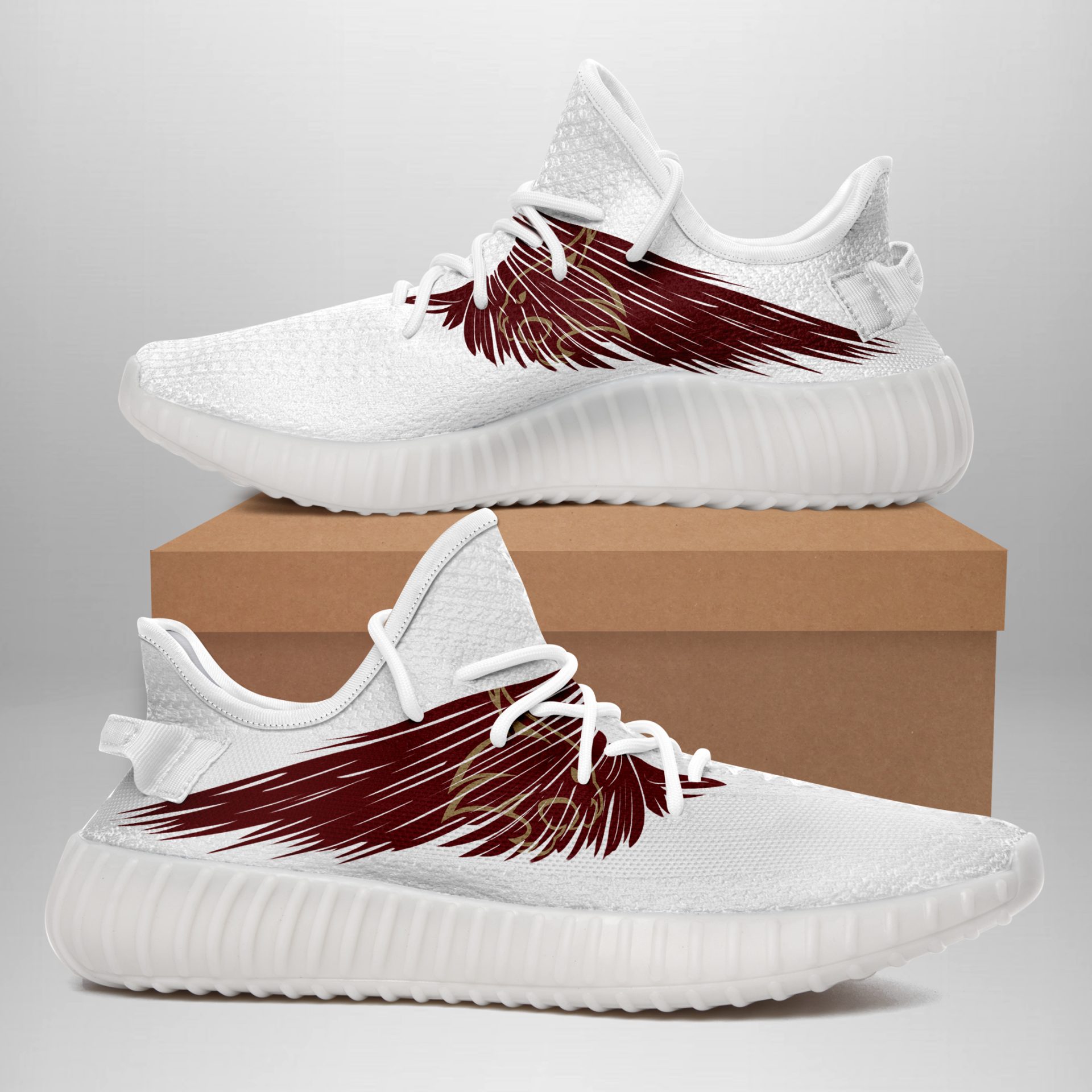 JWFancy Texas State Bobcats Yeezy Boost Shoes For Men And Women