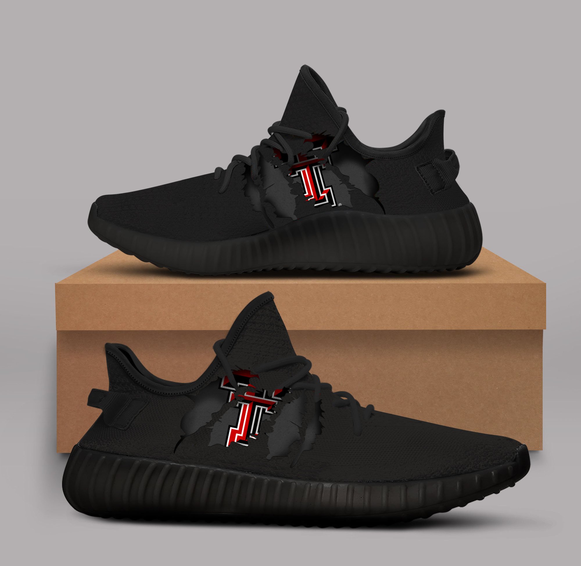 JWFancy Texas Tech Red Raiders Yeezy Boost Shoes For Men And Women