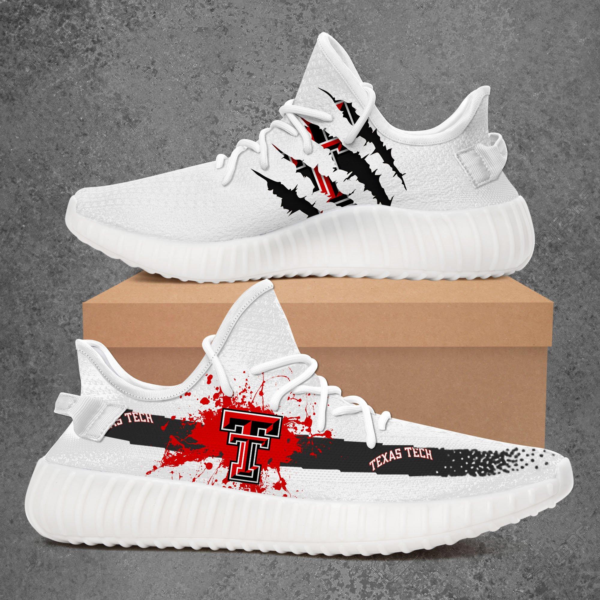 JWFancy Texas Tech Red Raiders Yeezy Boost Shoes For Men And Women