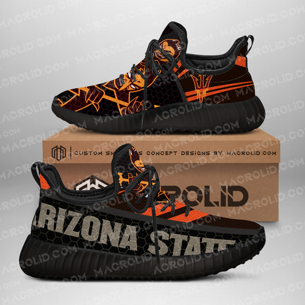 JWFancy The Arizona State University Reze Sneakers Shoes For Men And Women