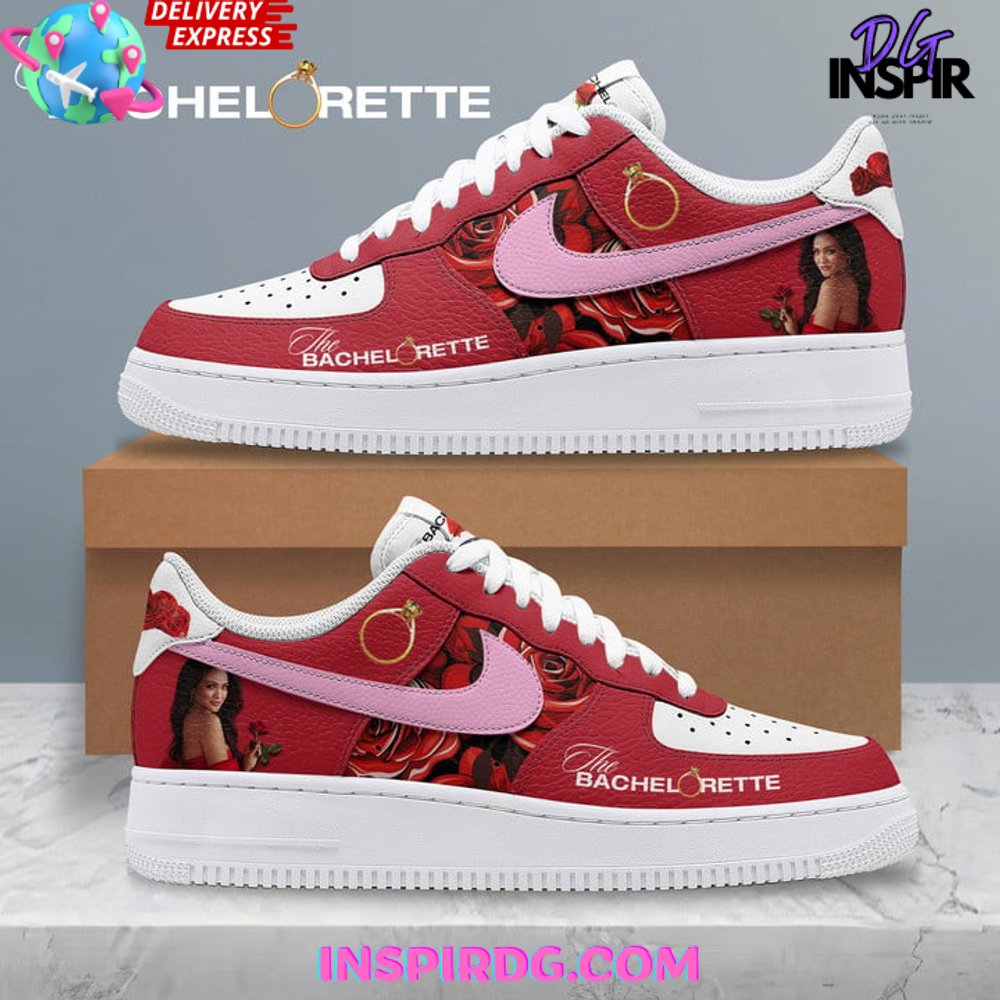 JWFancy The Bachelorette Rose Flower Air Low-Top Sneakers Shoes For Men And Women
