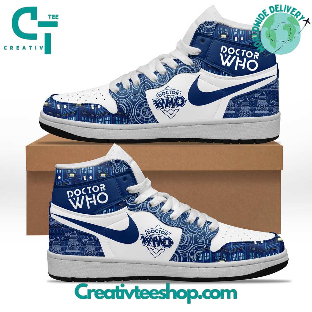 JWFancy The Doctor Who AJ1 High Sneakers Shoes For Men And Women